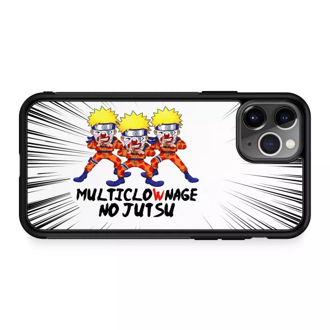 Coque pour téléphone portable iPhone 11 Pro Parodie Naruto Multiclownage No Jutsu !! - Naruto Multiclonage