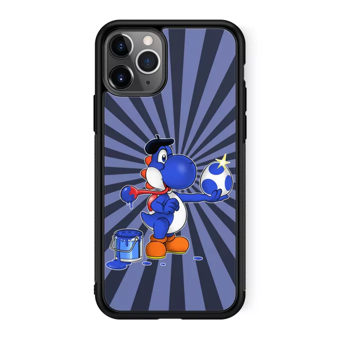 Custodia per iPhone 11 Pro Paoridia Yoshi Yoshi blu