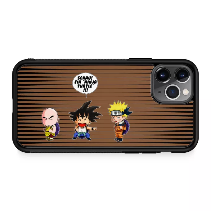 iPhone 11 Pro Handyhülle Parodie auf Naruto Naruto und Son-Goku