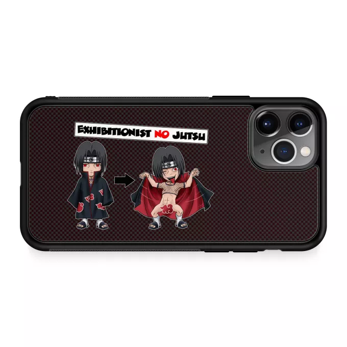 iPhone 11 Pro Handyhülle Parodie auf Naruto Itachi Uchiwa