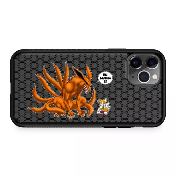iPhone 11 Pro Handyhülle Parodie auf Naruto Tails und Kyubi - Kurama