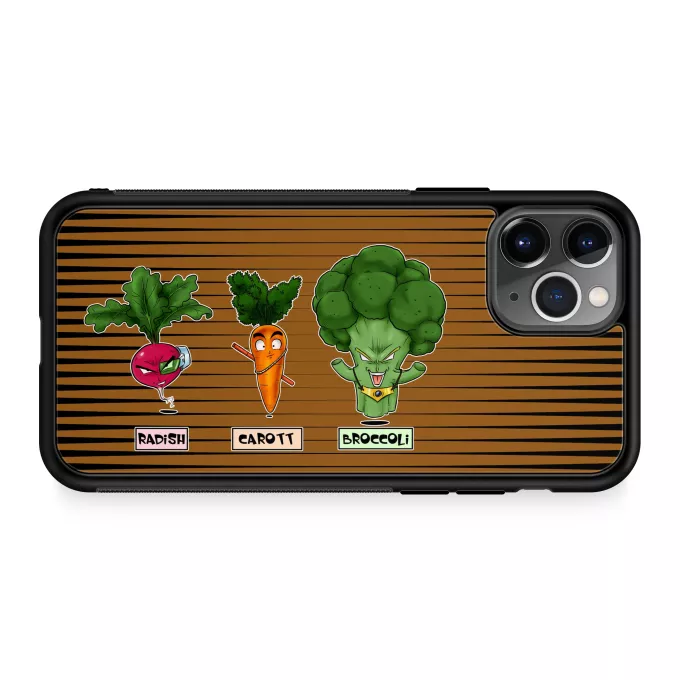 Funda para iPhone 11 Pro Parodia Dragon Ball Z -DBZ Son Gokū, Raditz y Broly