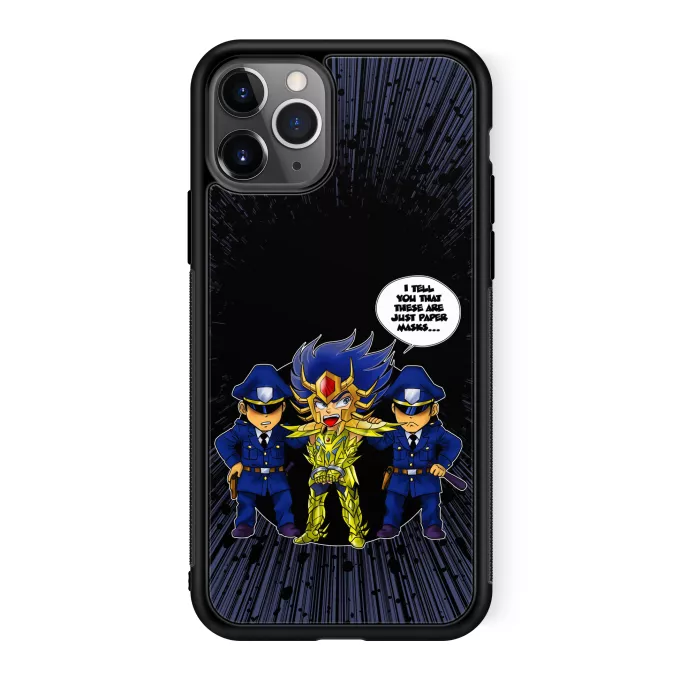 iPhone 11 Pro Phone Case Parody of Knights of the Zodiac - Saint Seiya Cancer Deathmask