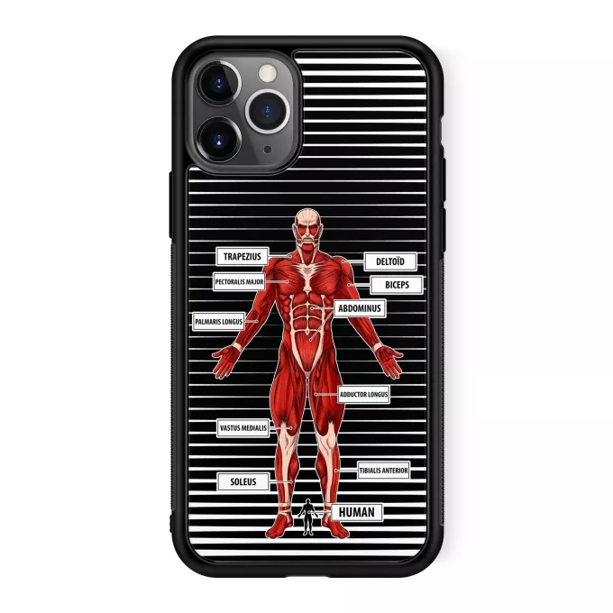 iPhone 11 Pro Phone Case Parody of Attack on Titan The colossal Titan