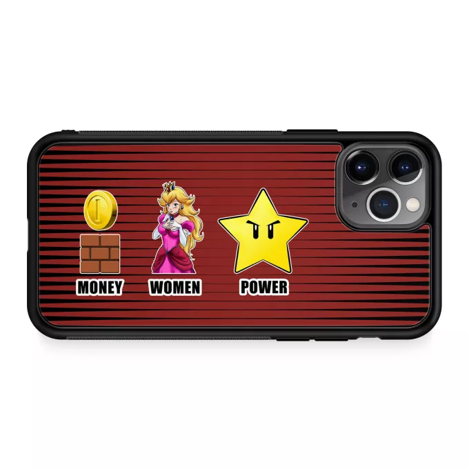 Funda para iPhone 11 Pro Parodia Super Mario Mario - Women, Money and Power