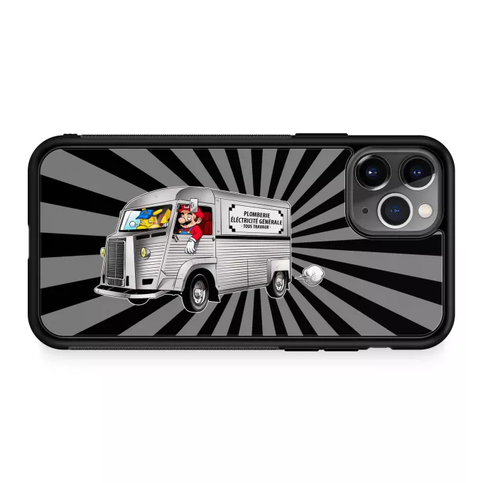 Coque pour téléphone portable iPhone 11 Pro Parodie Pokémon Une reconversion réussie... :) - Pikachu, Mario