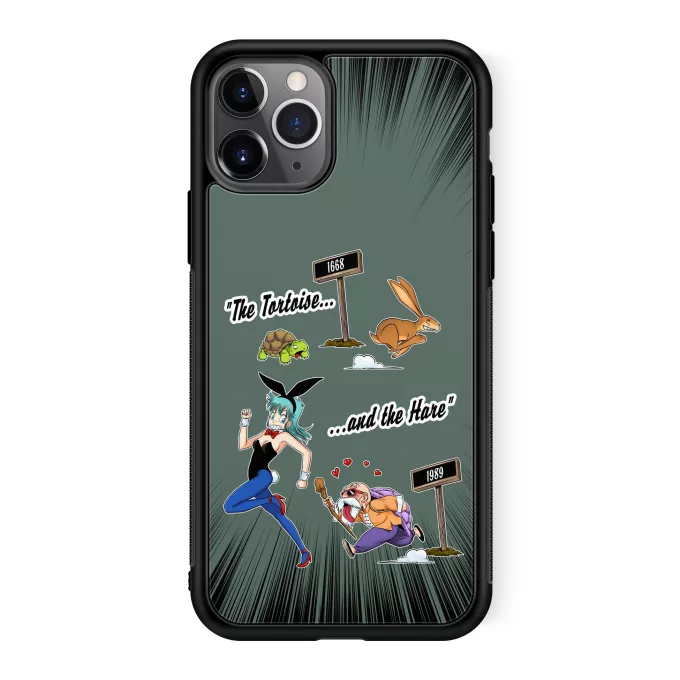 iPhone 11 Pro Phone Case Parody of Dragon Ball Kame Sennin and Bulma