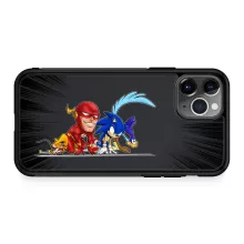 Custodia per smartphone “Flash e Speedy Gonzales e Sonic e Beep Beep” – Parodia dei Flash