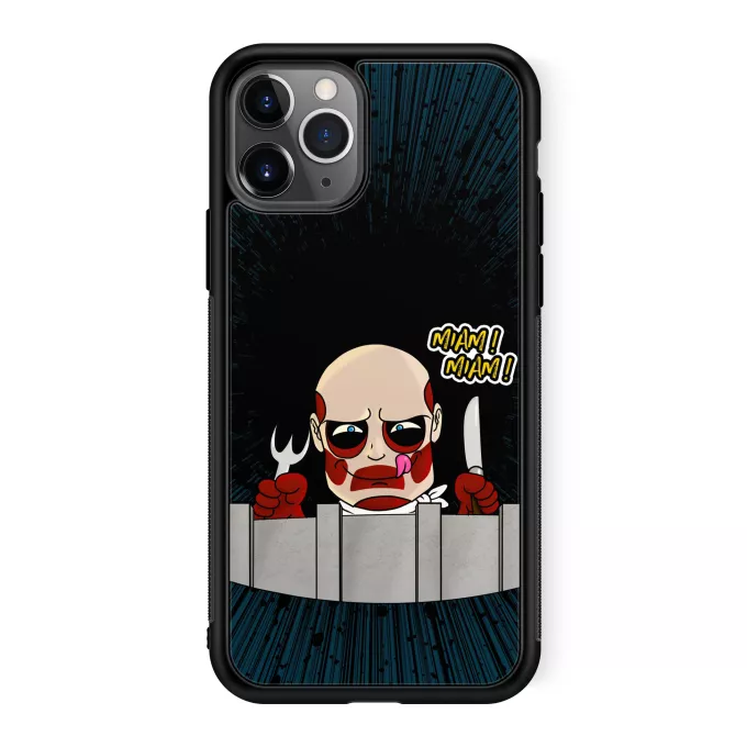 Fodral för iPhone 11 Pro Parodi Attack on Titan Den kolossala Titan