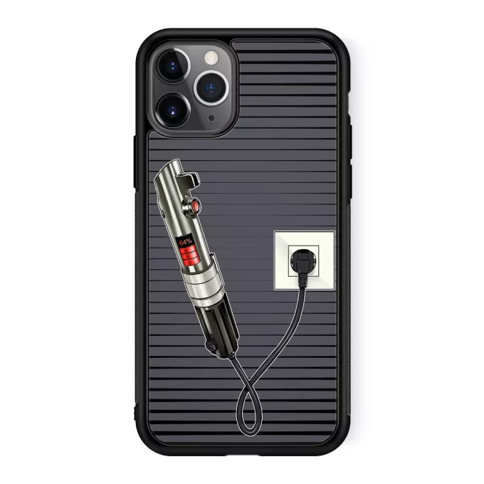 Fodral för iPhone 11 Pro Parodi Stjärnornas krig Ljussabel