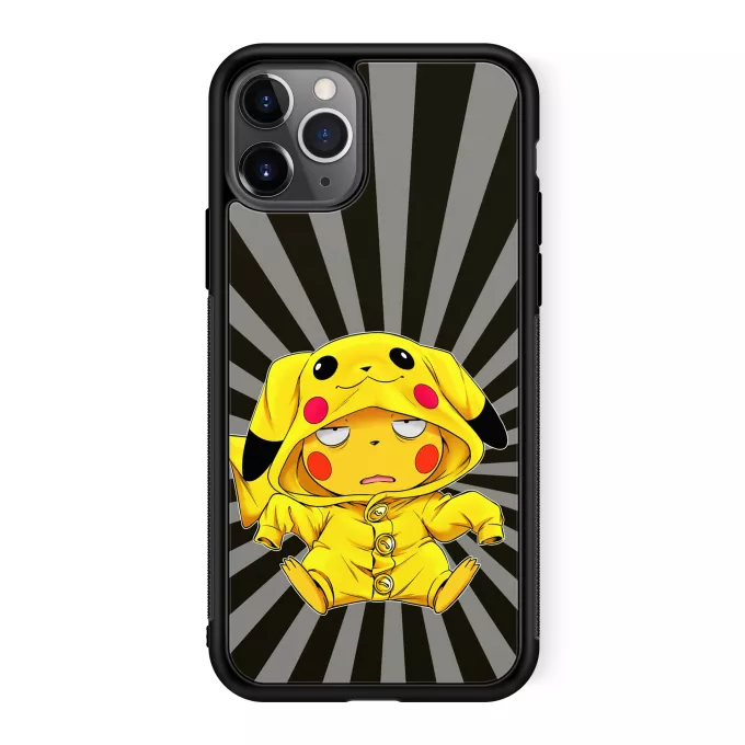 Estojo iPhone 11 Pro Paródia Pokémon Pikachu