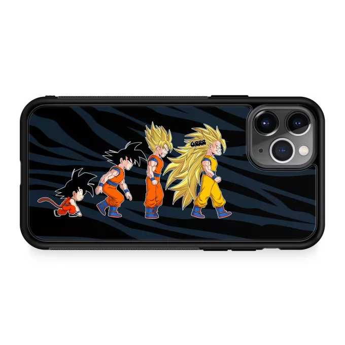 Estojo iPhone 11 Pro Paródia Dragon Ball Z - DBZ Son Goku - A Teoria da Evolução Saiyajin