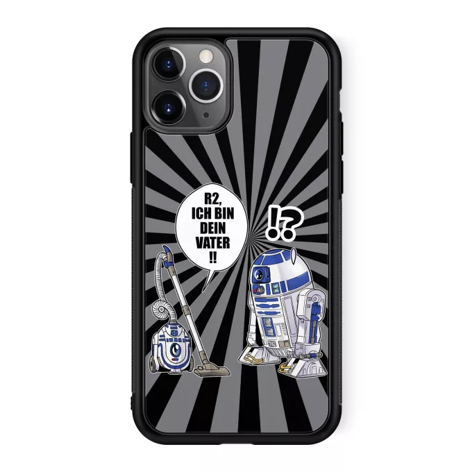 iPhone 11 Pro Handyhülle Parodie auf Star Wars R2-D2 - Ich Bin Dein Vater