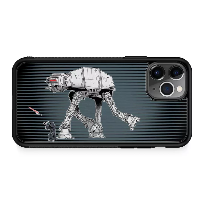 Custodia per iPhone 11 Pro Paoridia Star Wars Palpatine aka Darth Sidious e il suo AT-AT cane robot
