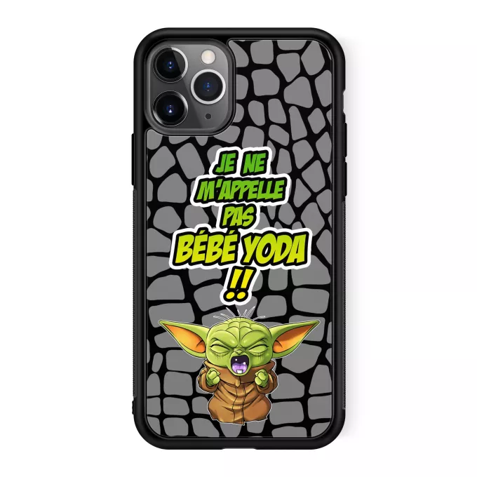 Coque pour téléphone portable iPhone 11 Pro Parodie Star Wars Un cri du coeur et avec force ! - Grogu, Bébé Yoda, Baby Yoda