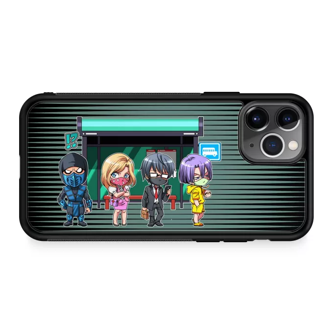 Custodia per iPhone 11 Pro Paoridia Mortal Kombat Sub-Zero
