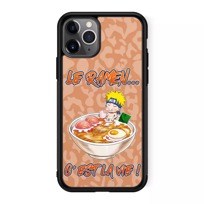 Coque pour téléphone portable iPhone 11 Pro Parodie Naruto Le Ramen... C'est la vie ! - Naruto Uzumaki
