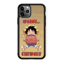 Coque Téléphone Portable Luffy « La Viande... C'est la vie ! » – Parodie One Piece