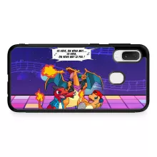 Coque Téléphone Portable Dracaufeu « Ce soir, on vous met le Feu ! » – Parodie Pokémon