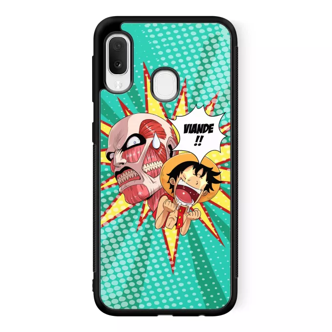 Estojo Samsung Galaxy A20e Paródia One Piece