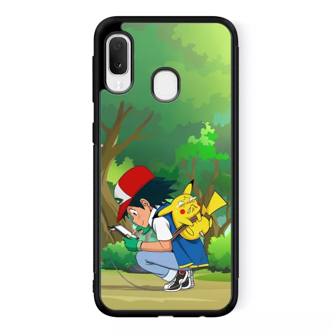 Fodral för Samsung Galaxy A20e Parodi Pokémon Pikachu