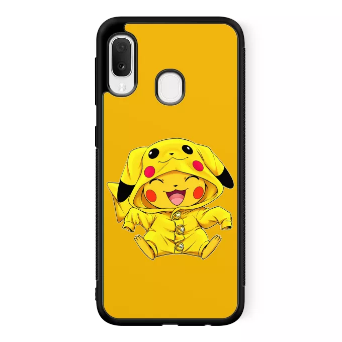 Estojo Samsung Galaxy A20e Paródia Pokémon Pikachu