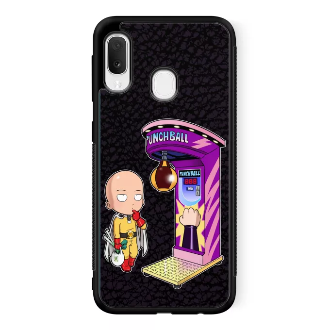 Fodral för Samsung Galaxy A20e Parodi One-Punch Man Saitama