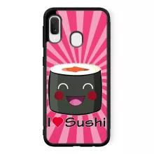 Coque Téléphone Portable « I Love Sushi ! » – Parodie Japon Culture