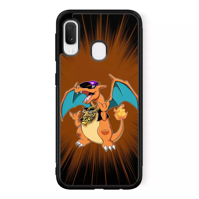 Fodral för Samsung Galaxy A20e Parodi Pokémon CHARITHUG...!