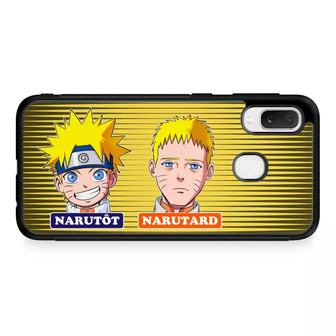 Coque pour téléphone portable Samsung Galaxy A20e Parodie Naruto Narutôt... Narutard !