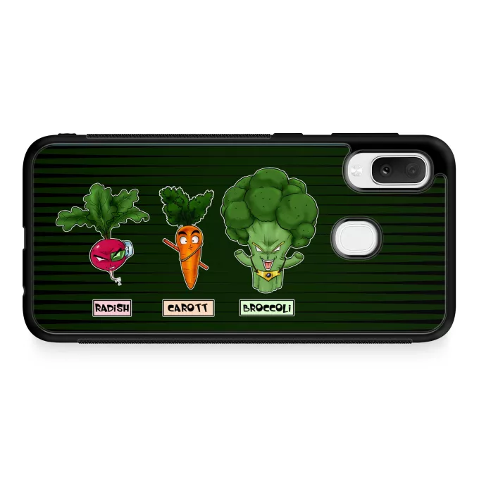 Samsung Galaxy A20e Phone Case Parody of Dragon Ball Z - DBZ Son Goku, Broly and Vegeta