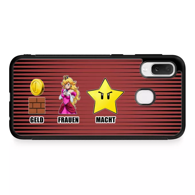 Samsung Galaxy A20e Handyhülle Parodie auf Super Mario Mario