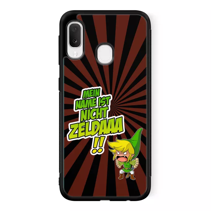Samsung Galaxy A20e Handyhülle Parodie auf Zelda Link