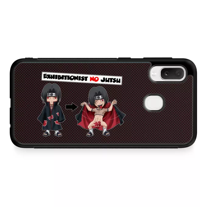 Samsung Galaxy A20e Handyhülle Parodie auf Naruto Itachi Uchiwa