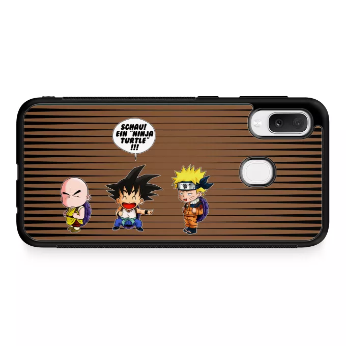 Samsung Galaxy A20e Handyhülle Parodie auf Naruto Naruto und Son-Goku