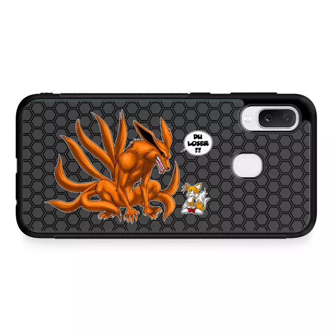 Samsung Galaxy A20e Handyhülle Parodie auf Naruto Tails und Kyubi - Kurama