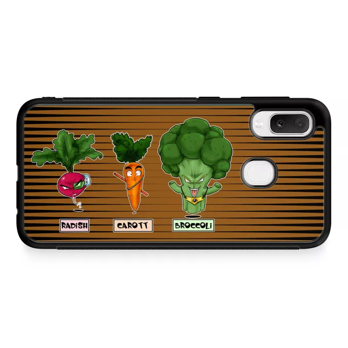 Funda para Samsung Galaxy A20e Parodia Dragon Ball Z -DBZ Son Gokū, Raditz y Broly