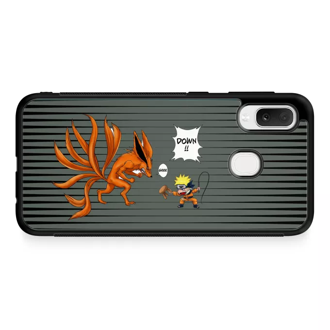 Samsung Galaxy A20e Phone Case Parody of Naruto Naruto and Kyubi