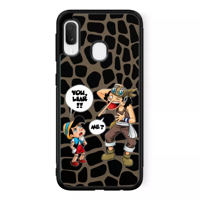 Samsung Galaxy A20e Phone Case Parody of One Piece Usopp
