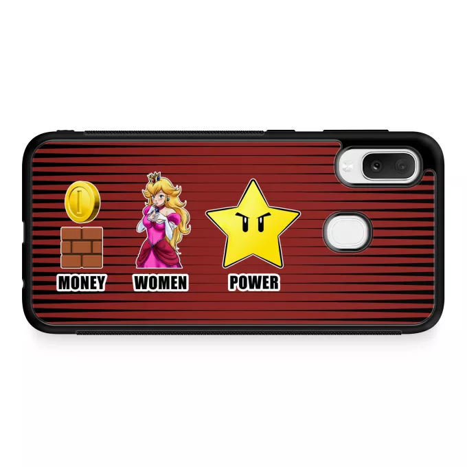 Funda para Samsung Galaxy A20e Parodia Super Mario Mario - Women, Money and Power
