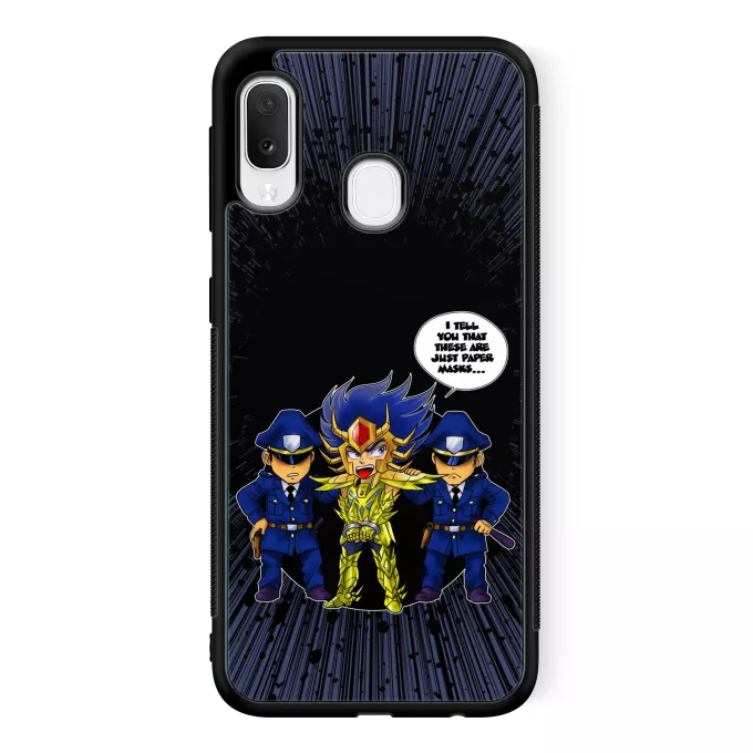 Samsung Galaxy A20e Phone Case Parody of Knights of the Zodiac - Saint Seiya Cancer Deathmask