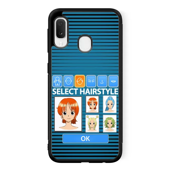 Samsung Galaxy A20e Phone Case Parody of One Piece Nami from Straw Hats Pirates Crew