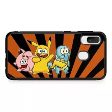 SpongeBob Smartphone hoesje “SpongeBob, Octo Tentakel, Patrick Ster en Pikachu” – Pokémon parodie