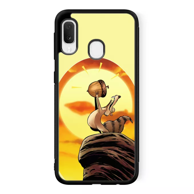 Fodral för Samsung Galaxy A20e Parodi Ice Age De Leeuwenkoning och Scrat