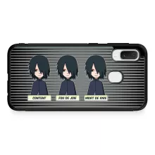Coque Téléphone Portable Sasuke Uchiwa « Toujours aussi expressif... » – Parodie Naruto