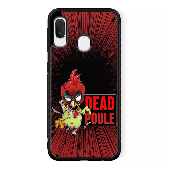 Coque pour téléphone portable Samsung Galaxy A20e Parodie Deadpool Dead Poule - Deadpool ou Dead Poule