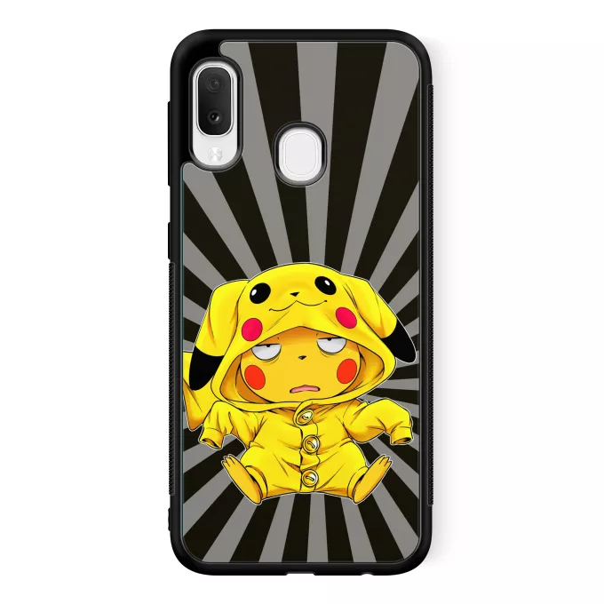 Estojo Samsung Galaxy A20e Paródia Pokémon Pikachu