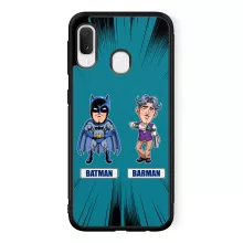 Coque Téléphone Portable « Les 2 Super-Héros de la Nuit !! » – Parodie Batman