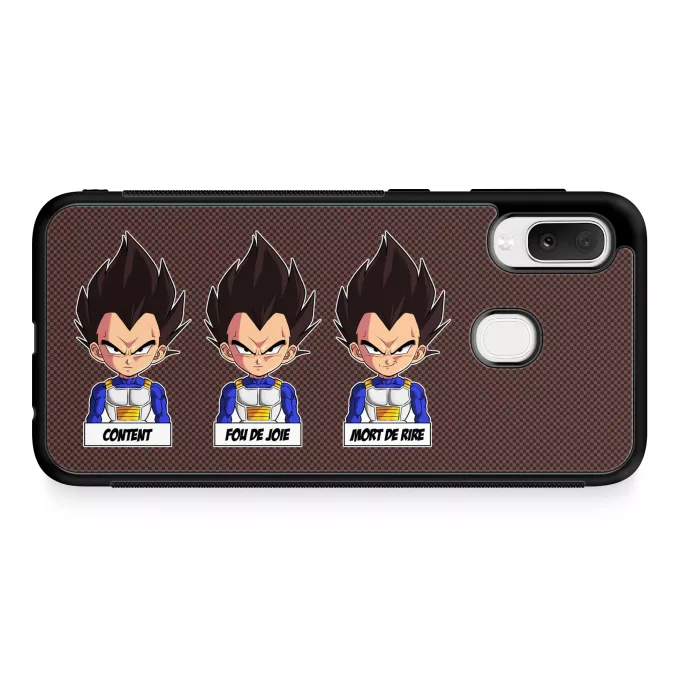 Coque pour téléphone portable Samsung Galaxy A20e Parodie Dragon Ball Z - DBZ Un jeu d'acteur de niveau princier - Végéta
