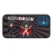 Coque Téléphone Portable Itachi Uchiwa « Pervers no Jutsu » – Parodie Naruto